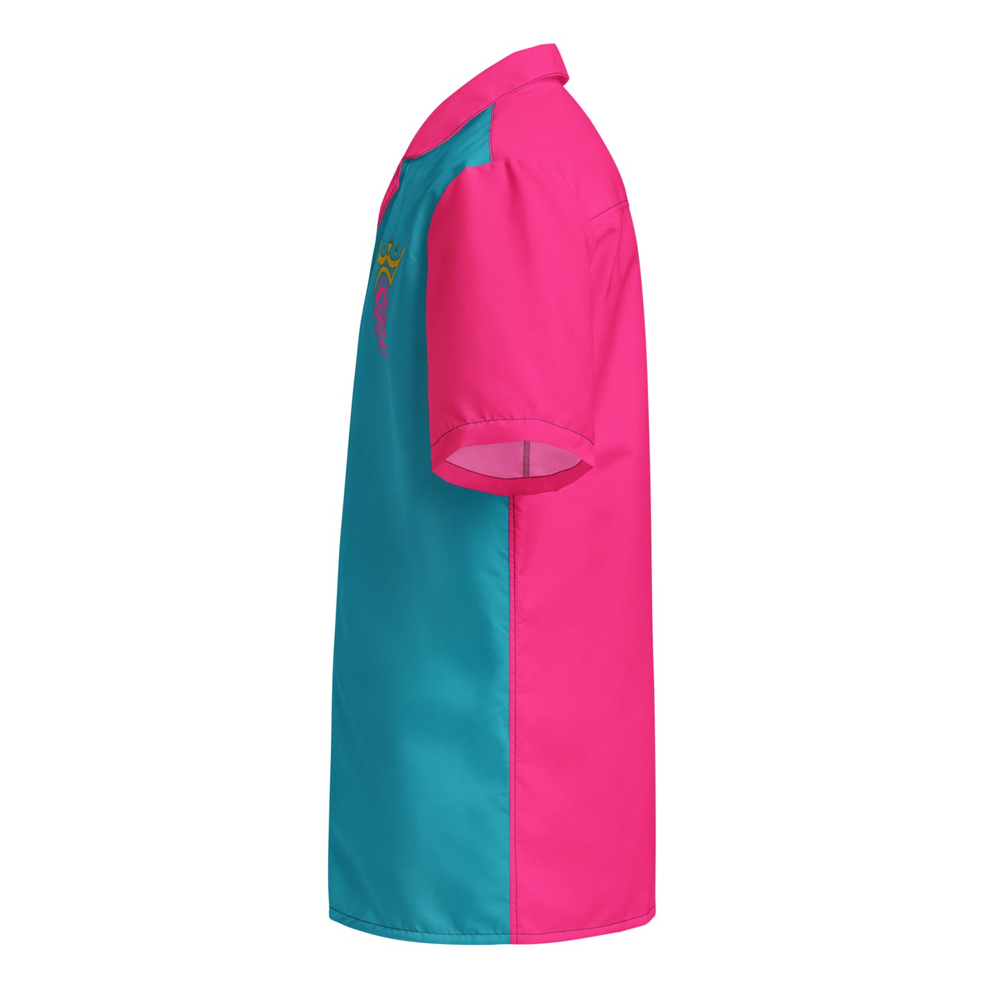 Crxwn Pink/Blue Summer Button Up