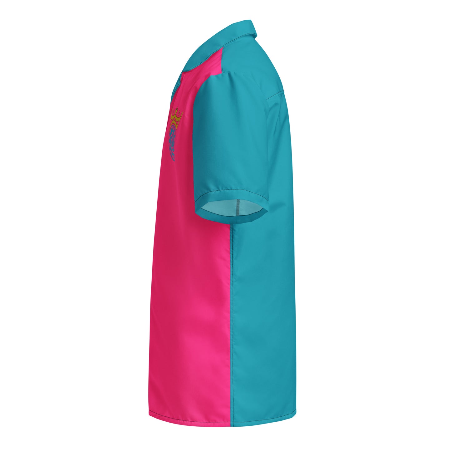 Crxwn Blue/Pink Summer Button Up