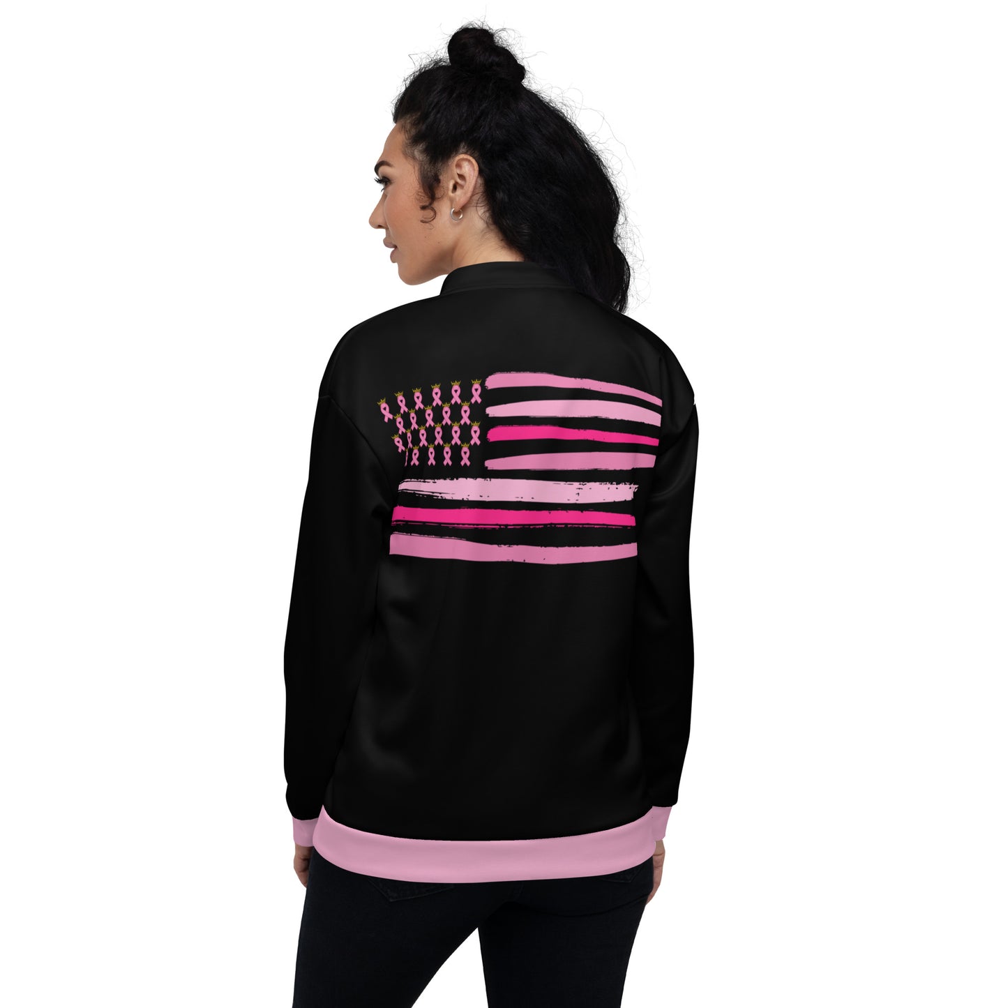 Pink October Akoben Bomber BLACK