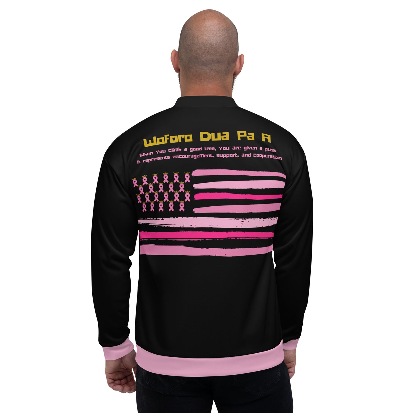 Pink Woforo Dua Pa A Jacket