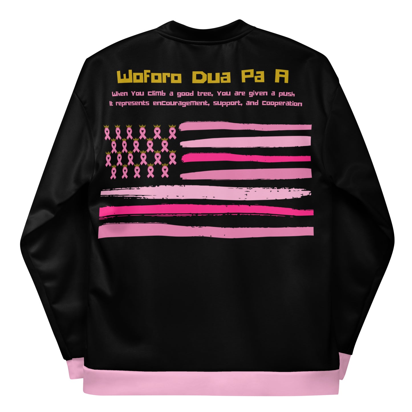 Pink Woforo Dua Pa A Jacket