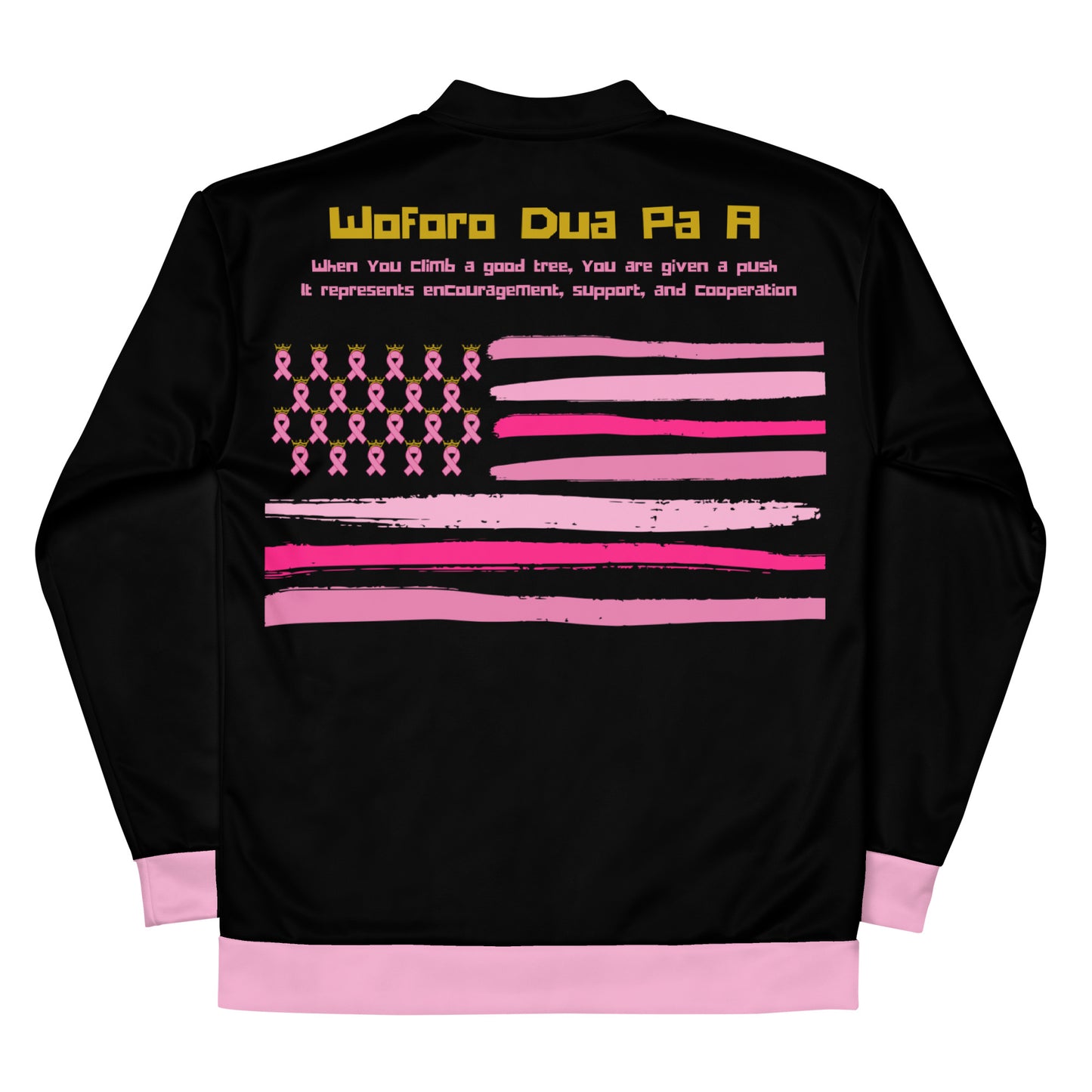 Pink Woforo Dua Pa A Jacket
