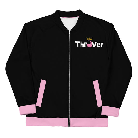 Pink October Akoben Bomber BLACK