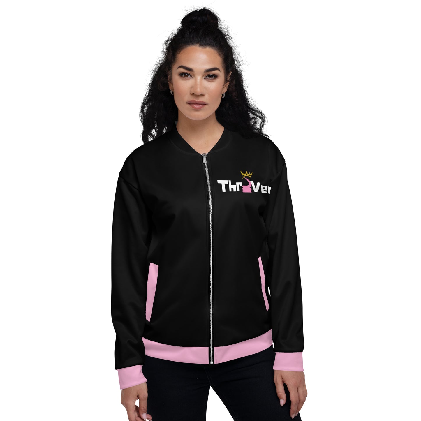 Pink October Akoben Bomber BLACK