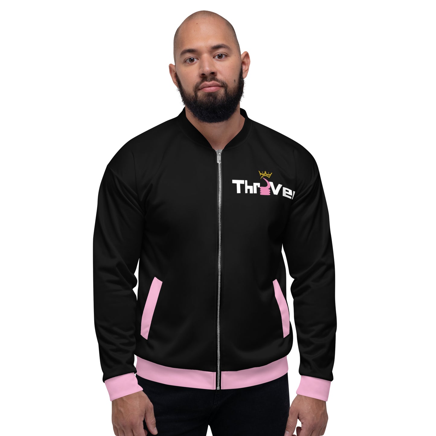 Pink October Akoben Bomber BLACK