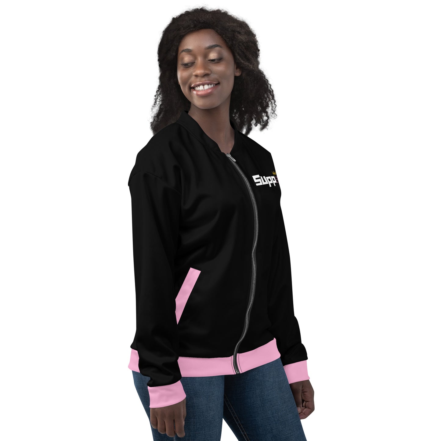 Pink Woforo Dua Pa A Jacket